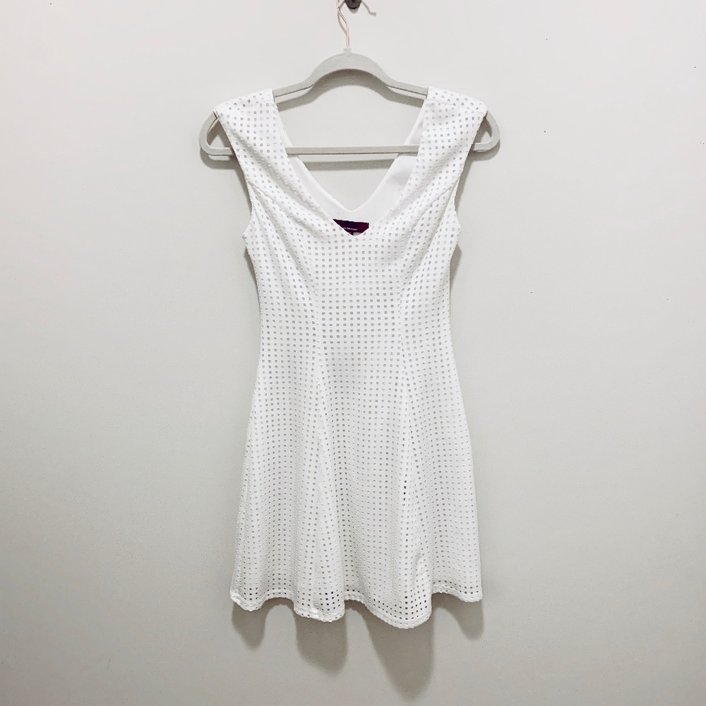 SAKS FIFTH AVENUE "RED" -- Little White Dress